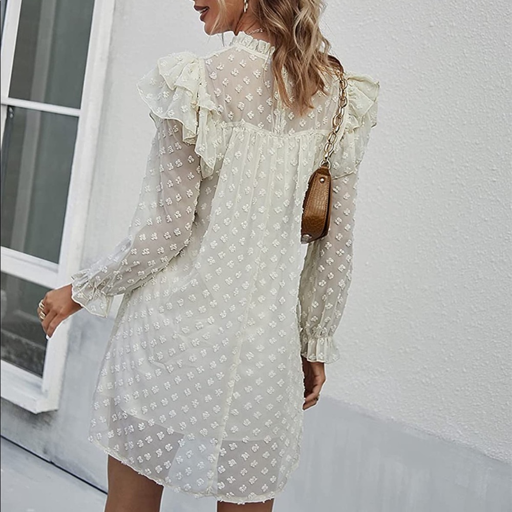 White beautiful dress